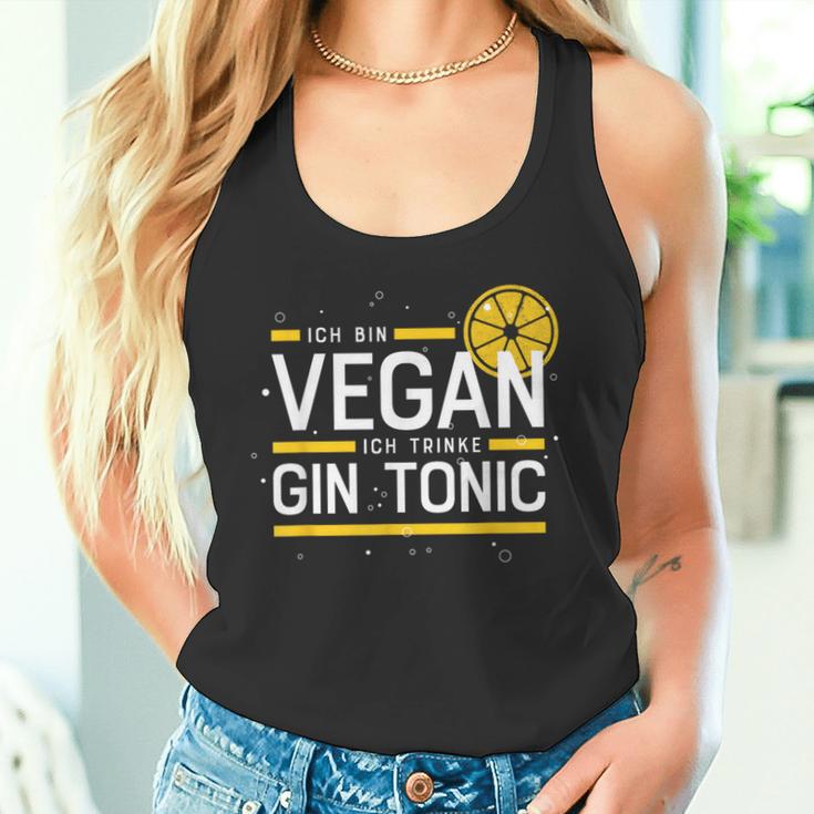 Ich Binegan Ich Trinke Gin Tonic X Lecker Gin Tank Top