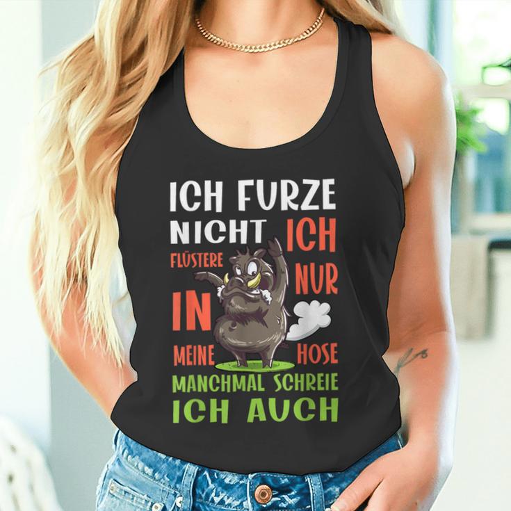 Ich Furze Nicht Ich Wistere Fartzen Tank Top