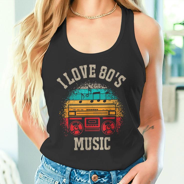 Ich Liebe 80Er Jahre Musik Tank Top