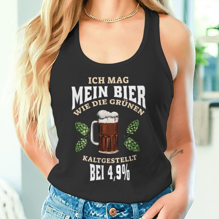 Ich Mag Mein Bier Kaltgestellt Tank Top