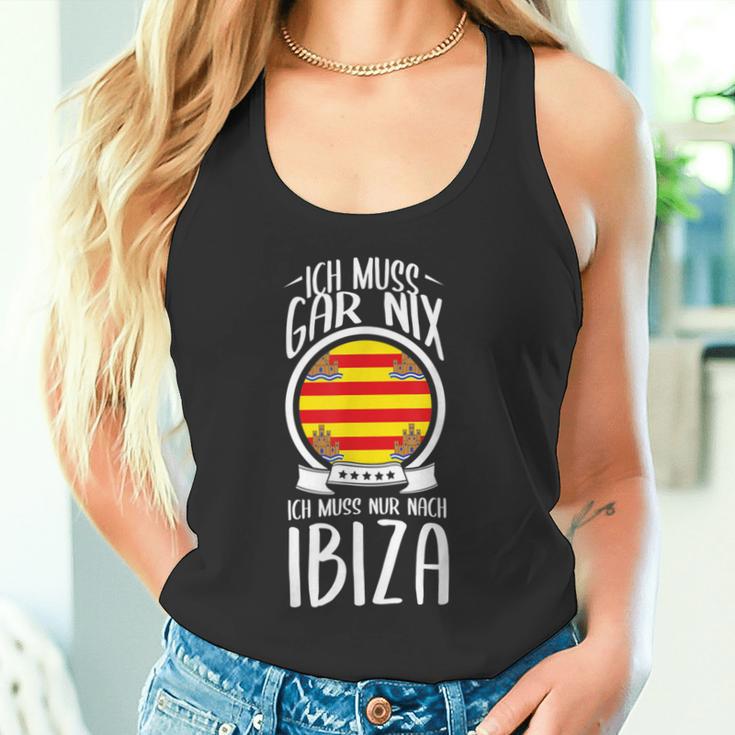 Ich Muss Gar Nix Ich Muss Nur After Ibiza Holiday Travel Tank Top