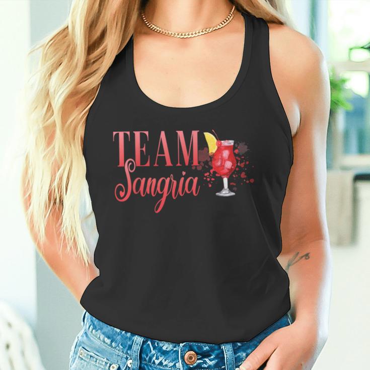 Junggesellinnenabschied Team Sangria Cocktail Für Barkeeper Tank Top