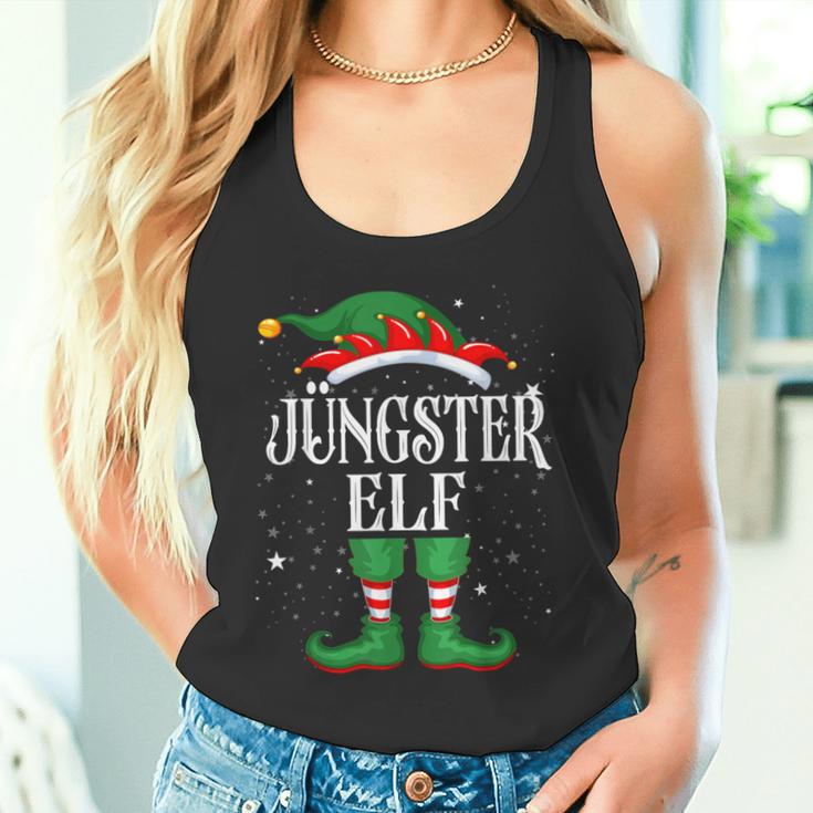 Jüngster Elf Outfit Christmas Family Elf Christmas Tank Top