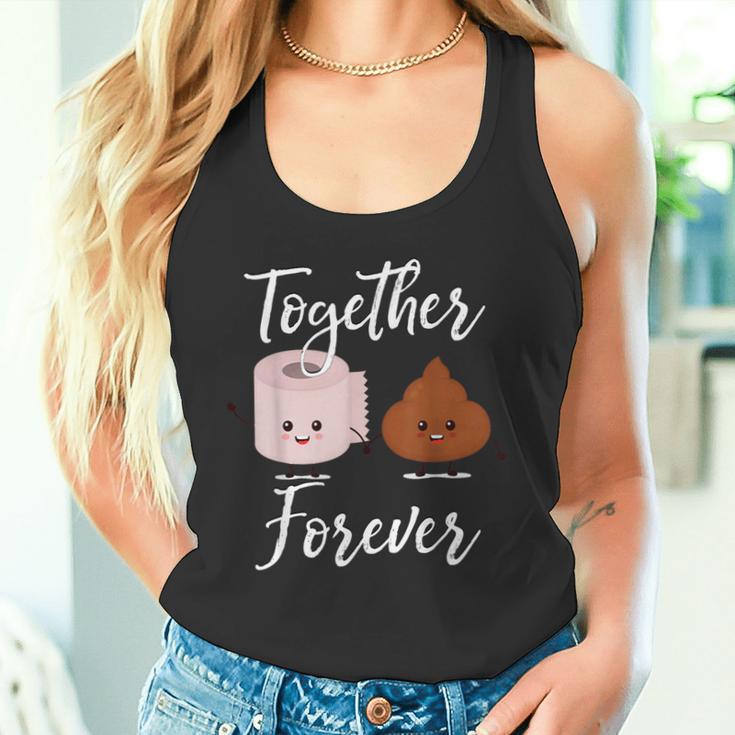 Kacke Together Forever Toilet Roll Poop Tank Top