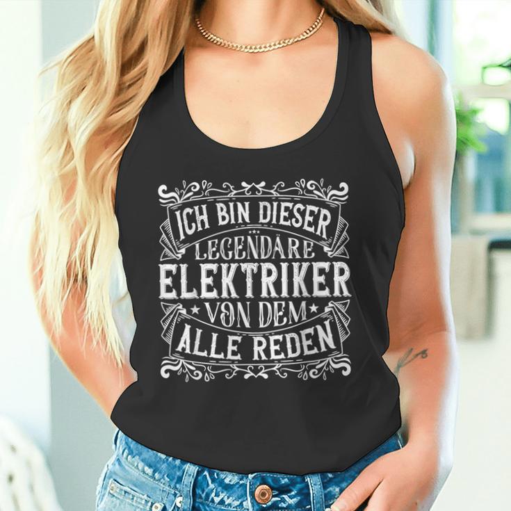 Legendary Electronician Work & Work Electrician Tank Top