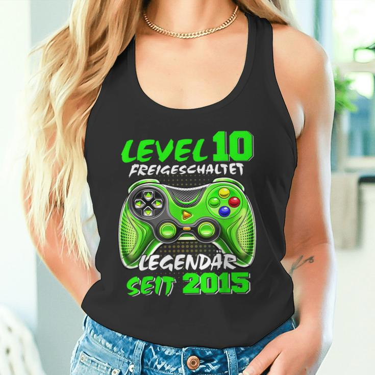 Level 10 Birthday Boy Gamer 2015 10Th Birthday Tank Top