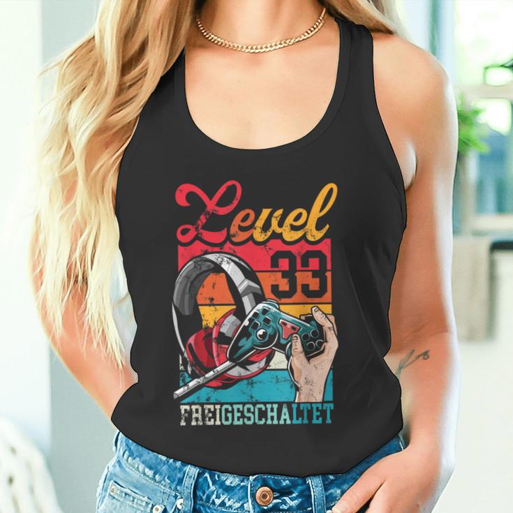 Level 33 Years Birthday Gamer 33Rd Birthday Tank Top