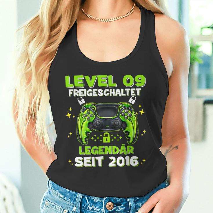 Level 9 Years Birthday Young Gamer 2016 Birthday Tank Top