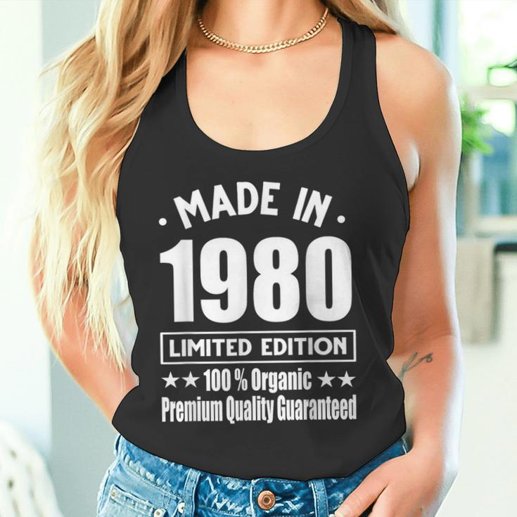 Limited Edition 1980 Birthday 1980 Geboren Jahrgang 1980 Tank Top