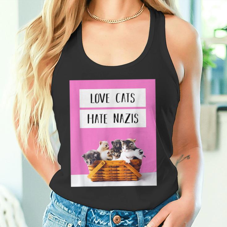 Love Cats Hate S Against Right Lives Matter Tank Top