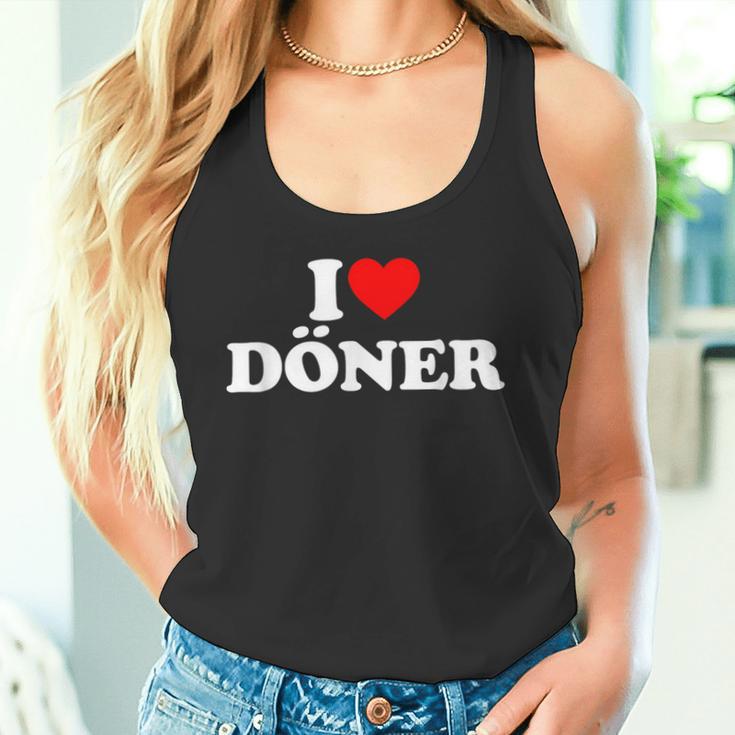 I Love Doner With I Love Doner Motif Tank Top