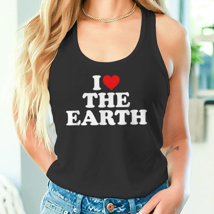 I Love The Earth Heart Environmental Alist Tank Top