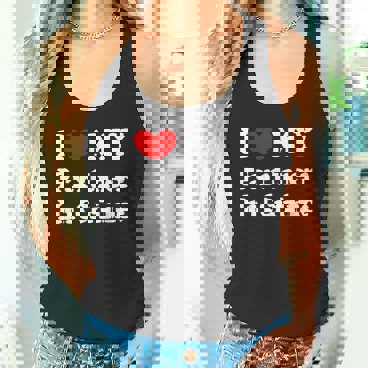 I Love My Partner In Crime I Heart My Partner In Crime Camiseta sin mangas