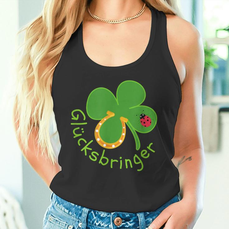 Lucky Charm Ladybird Clover Leaf For Friends Good Luck Tank Top