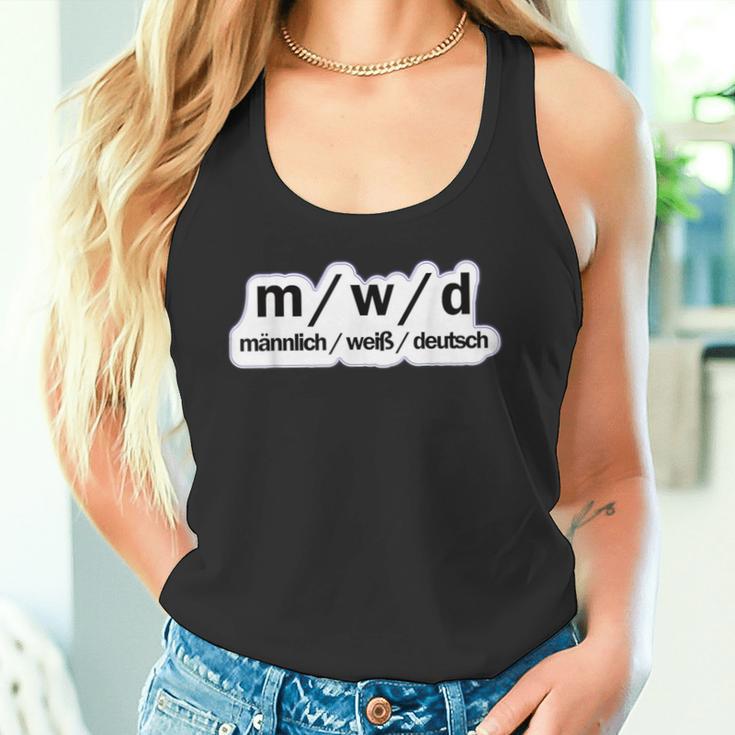 Male German Political Sayings Tank Top