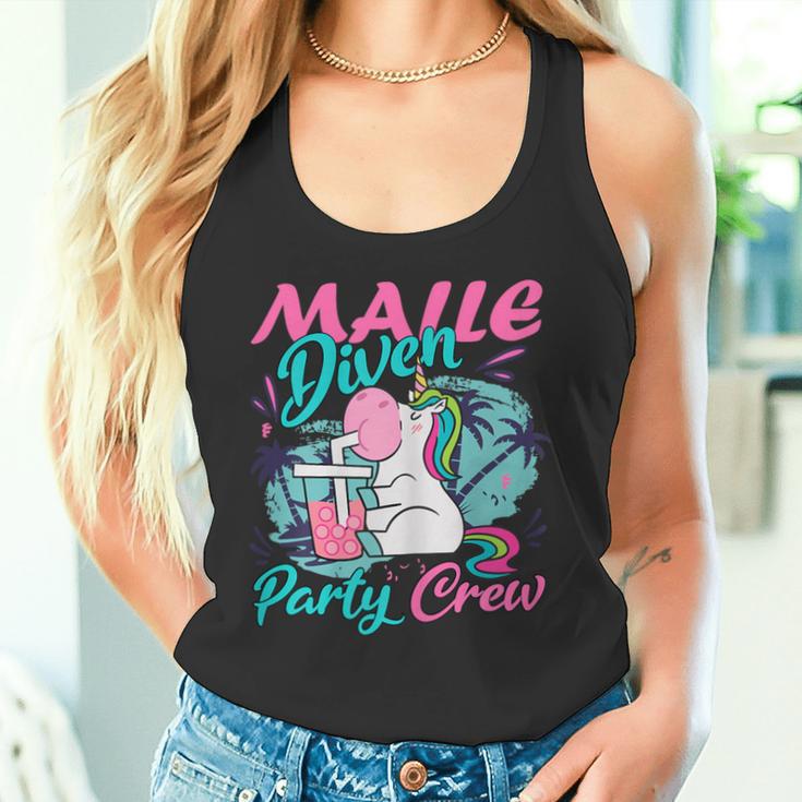 Malle Diven Party Crew Saufen Tank Top