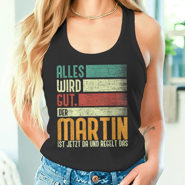 Martin Name Birthday Name Day Alles Wird Gut Tank Top