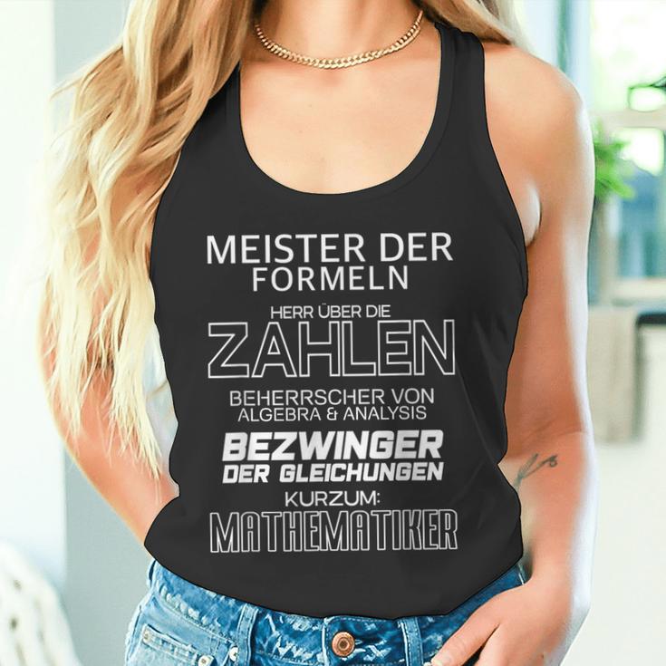 Mathematics Maths Sayings Tank Top