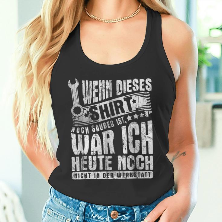 With Mechanic Car Wenn Dieser Noch Sauberist Ist Tank Top