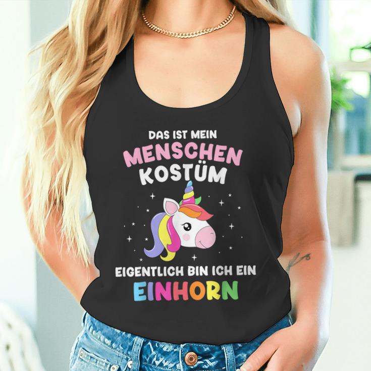 Mein Menschen Bin Einhorn For Carnival Tank Top