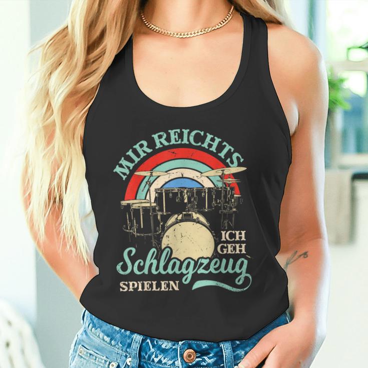 Mir Reichts Ich Geh Trommzeug Spielen Drummer Tank Top