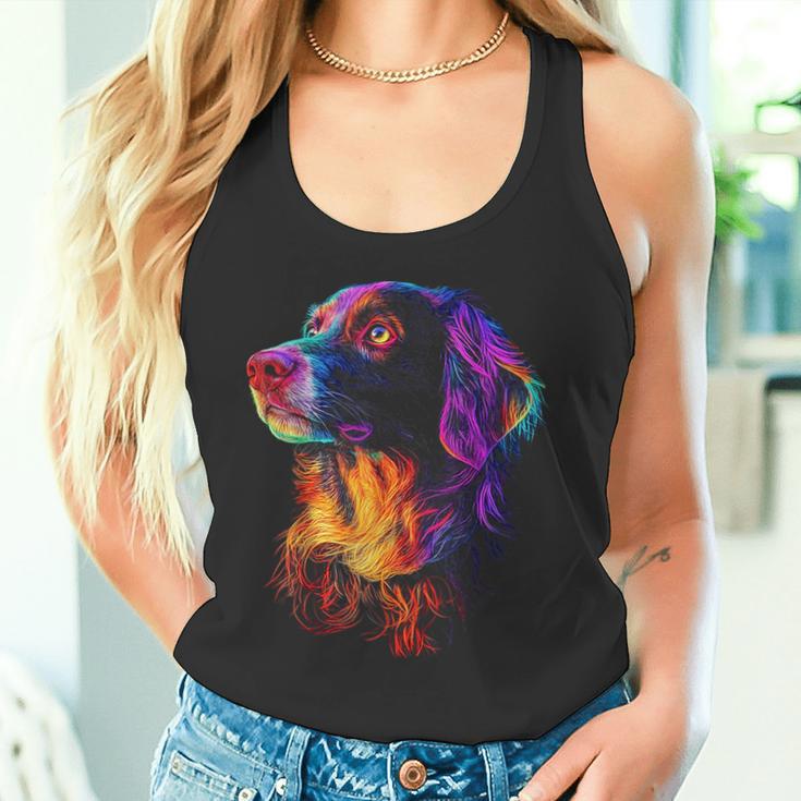 Munsterlander Dog Graphic Pet Colourful Munsterlander Tank Top