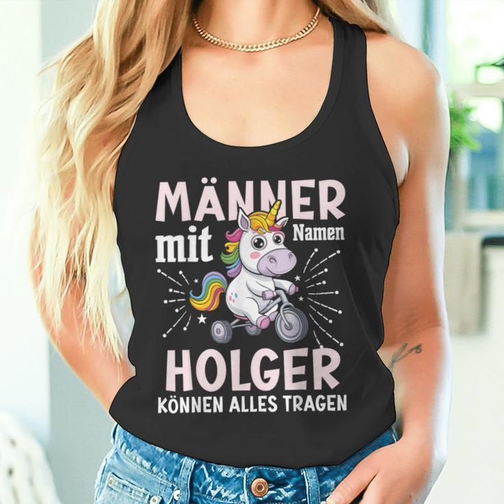 Name Holger Birthday Saying First Name Holger Tank Top