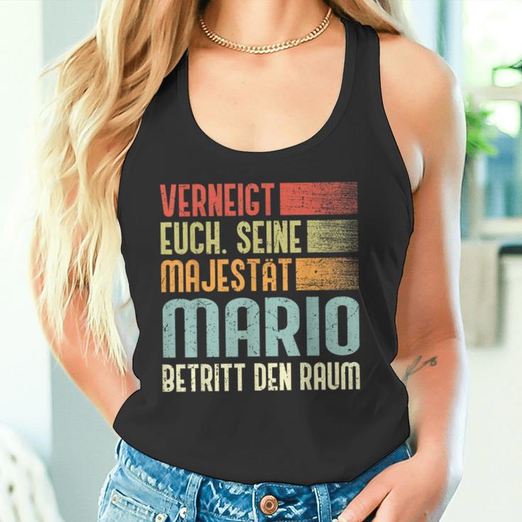 Name Mario -Erneigt Euch Seine Majestät Mario Tank Top