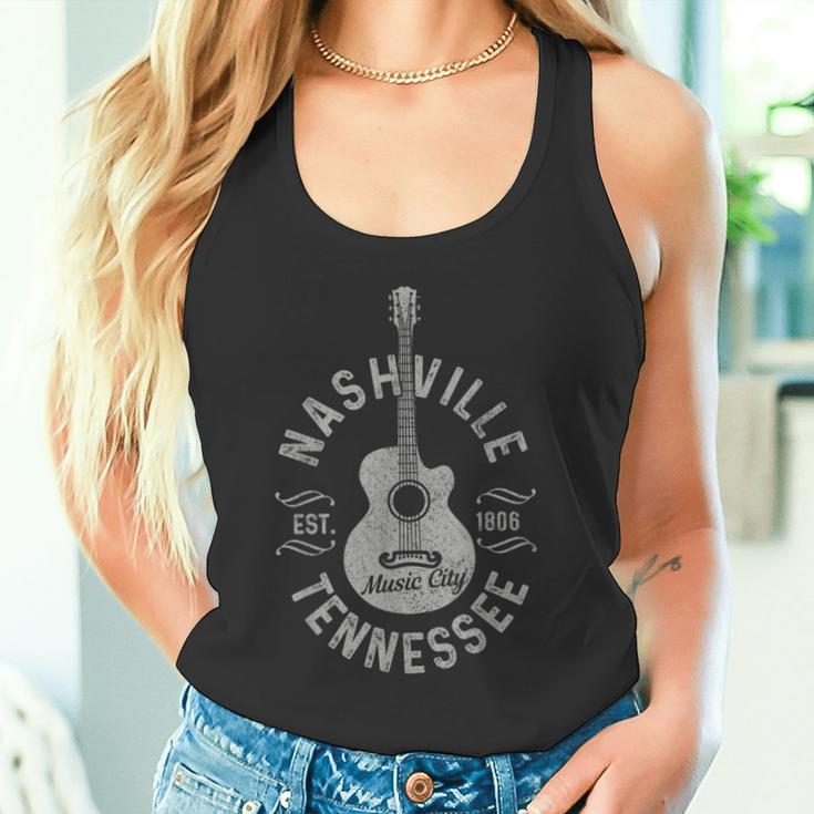 Nashville Tennessee Usa Country Music City Souvenir Tank Top