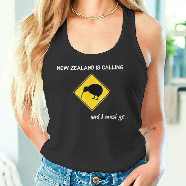 New Zealand Is Calling New Zealand Kiwi Backpacker Tank Top