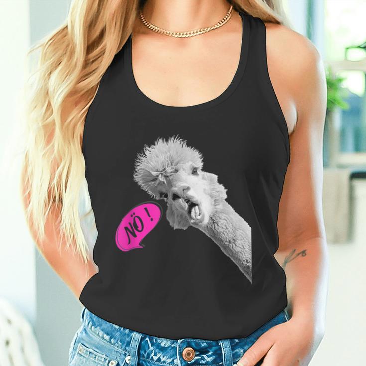 Nö Einfach Nö Talking Cute Alpaca Tank Top