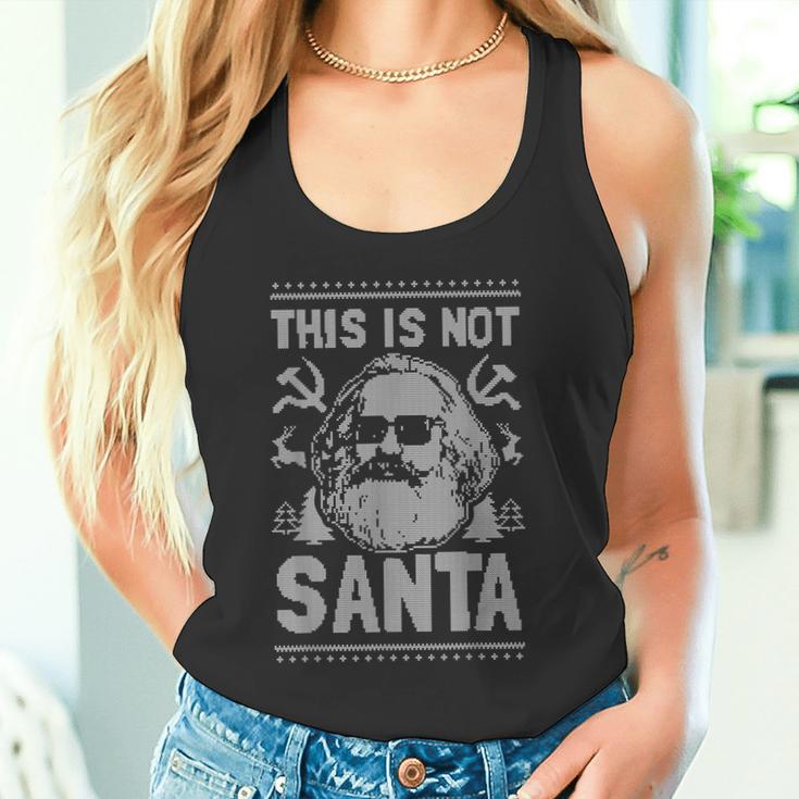 This Is Not Santa Karl Marx Christmas Communist Tank Top