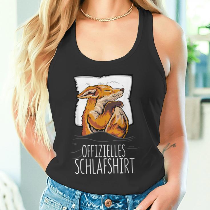 Official Sleep Fox Pyjamas Nightdress Foxes Tank Top