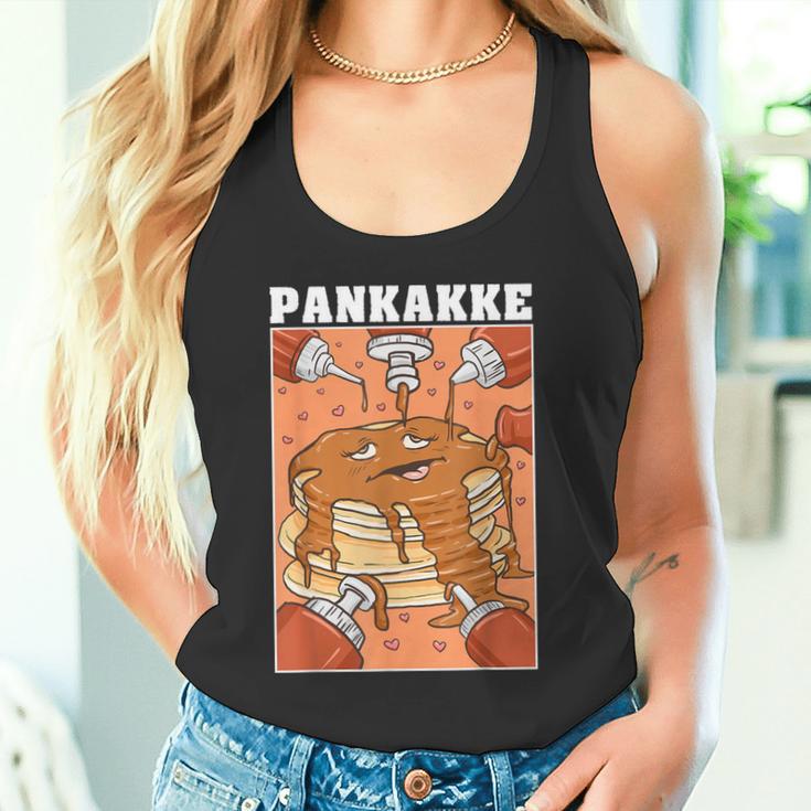 Pankakke Naughty Pancake Bukakke Ecchi Hentai Pun Tank Top