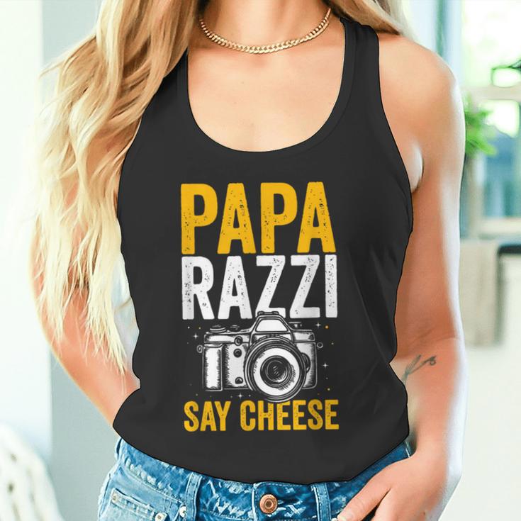 Paparazzi Say Cheese Photographer Photography Camera Tank Top