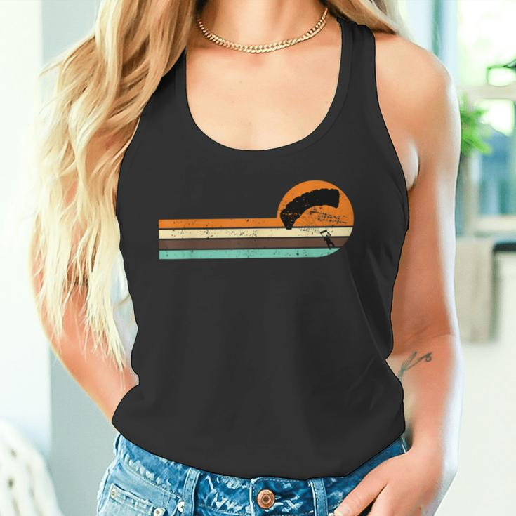 Parachute Silhouette Parachute Logo Skydiving Tank Top