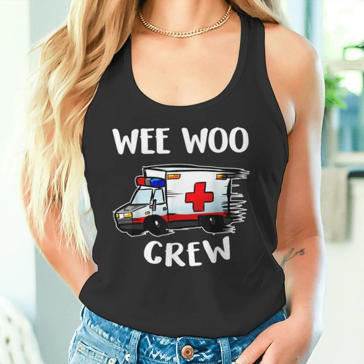 Paramedic Ambulance Wee Woo Crew Tank Top