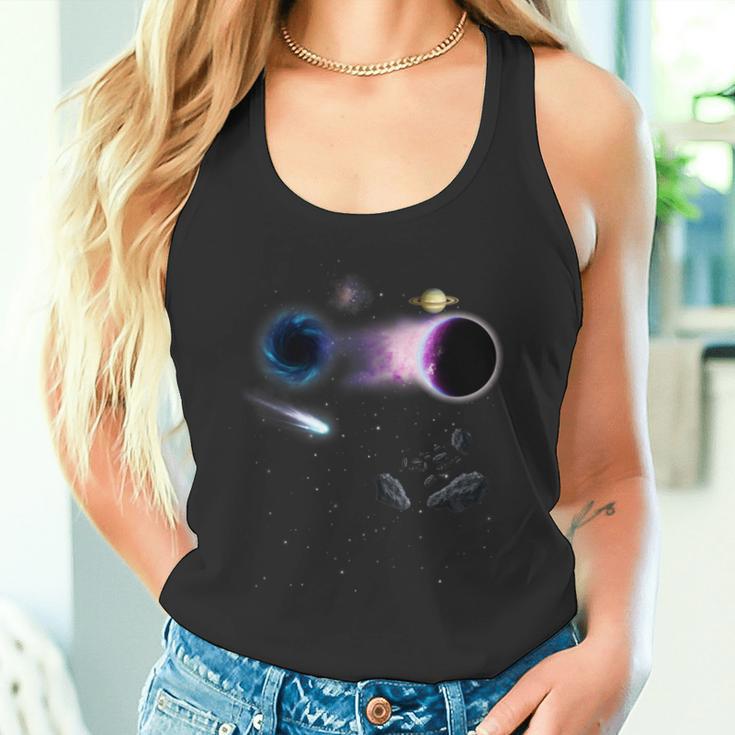 Planets Space Universe Solar System Astronaut Space Tank Top