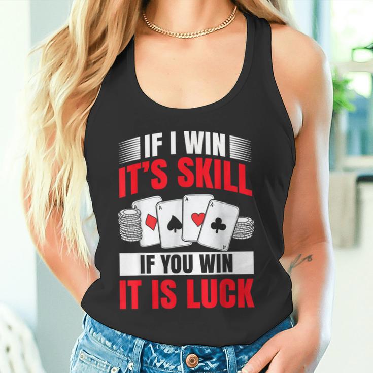 Poker Costume For In Texas Poker Player Tank Top