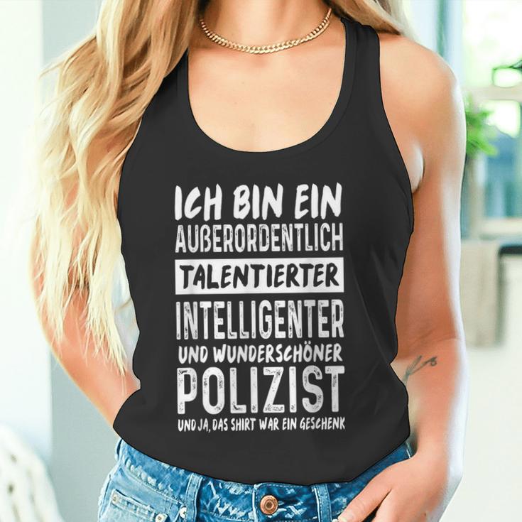 Police Officer Intelligent Beautiful Police Tank Top