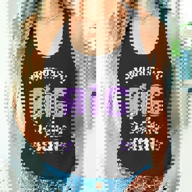 Promoted To Big Sister Again 2025 Pregnancy Announcement Tank Top