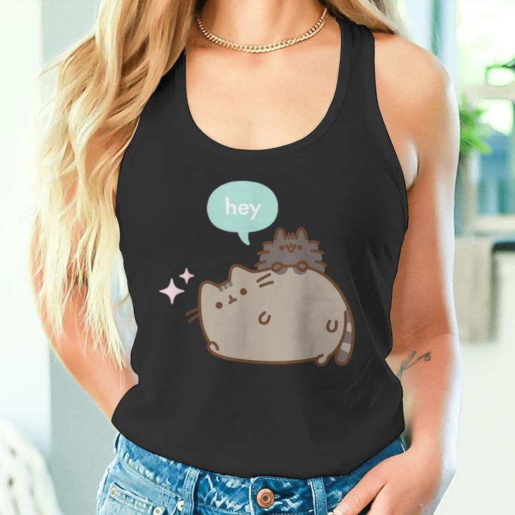 Pusheen Hey With Pip Tank Top