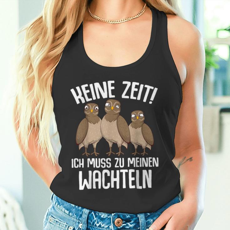 Quail Quail Quailers Quachtelzüchter Tank Top