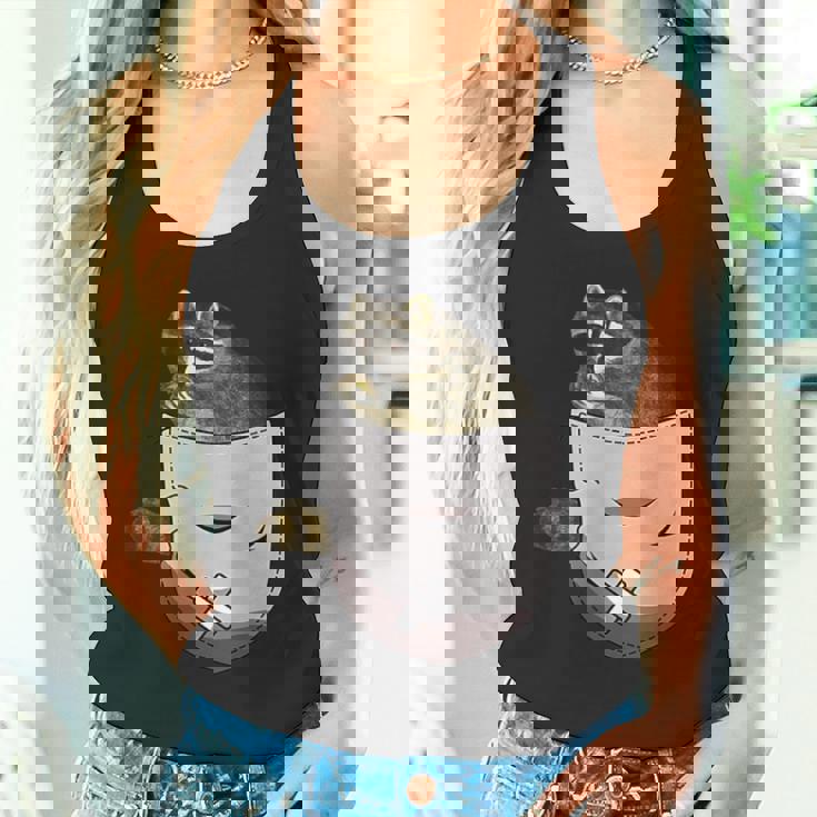 Raccoon Lover Tank Top | Fun Animal Print for Casual Wear