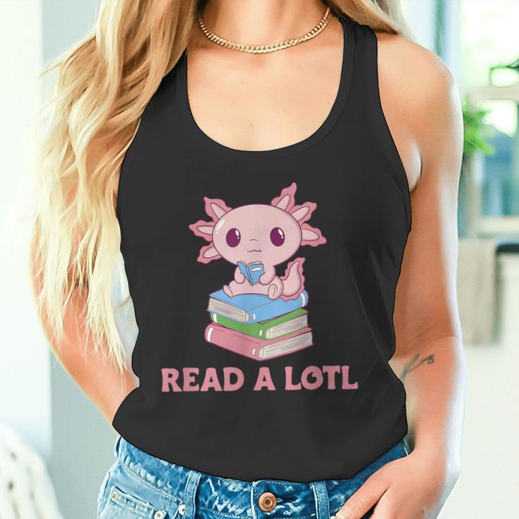 Read A Lotl Like An Axolotl Cute Books Axolotl Tank Top