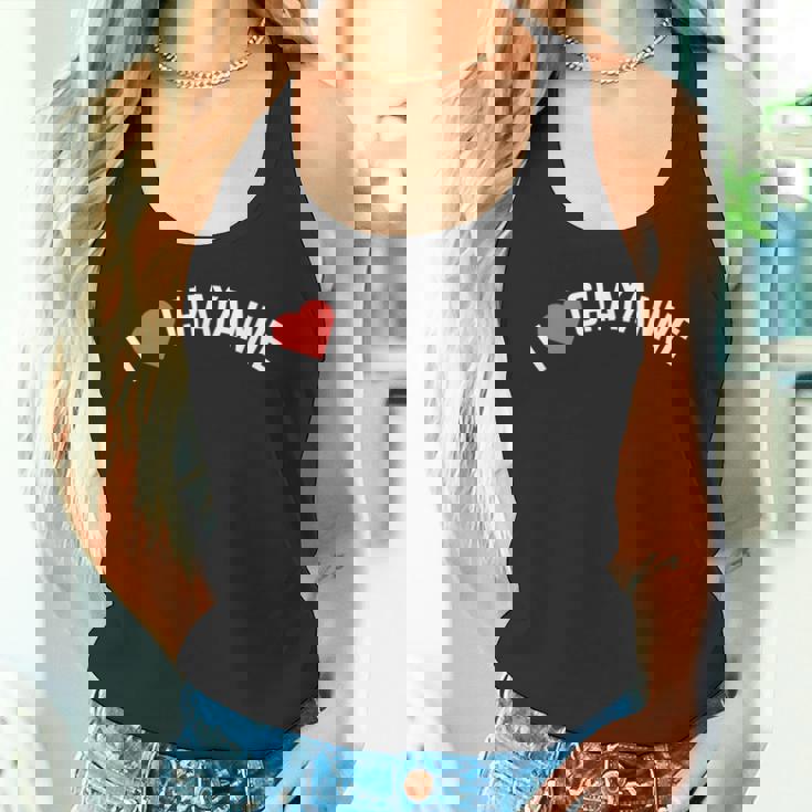 Regalo Para El Primer Nombre Chayanne I Love Chayanne Camiseta sin mangas