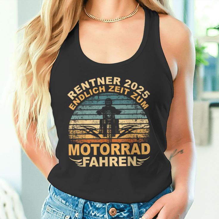 Rentner 2025 Motorrad Motorsport Motorradfahrer Rente Tank Top