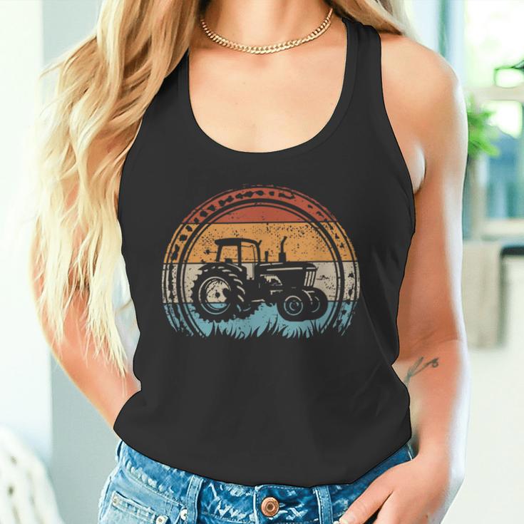 Retro Trekker Farmer Tractor Tank Top