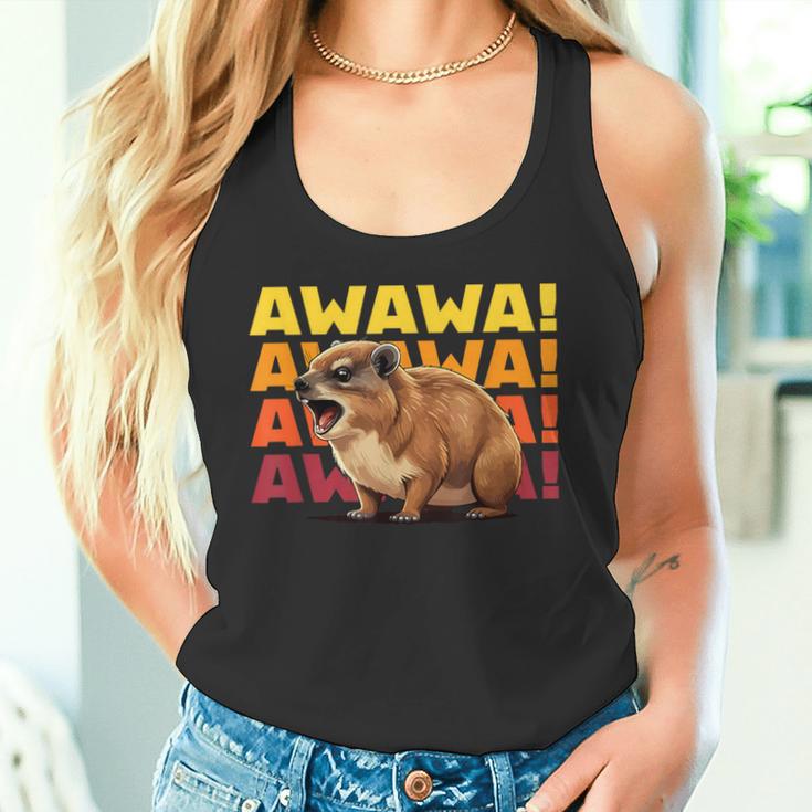 Rock Hyrax Lover Awawa Marmot Dassie Tank Top