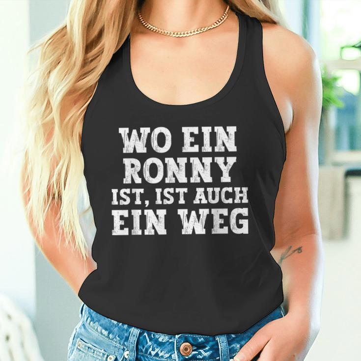 Ronny Saying For Birthday First Name Ronny Tank Top